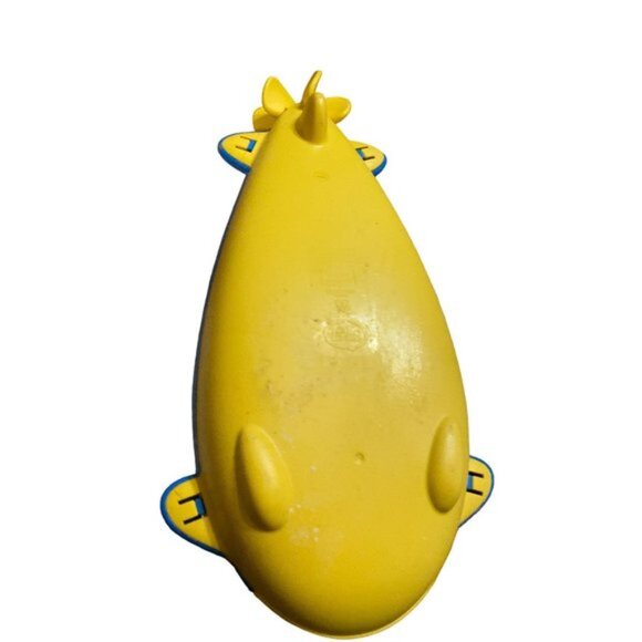 Green toy submarine bath water toy blue yellow - Picture 4 of 5